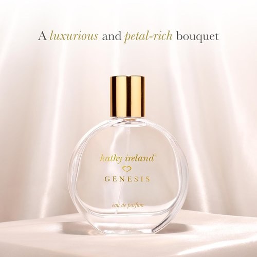 Kathy Ireland Genesis - Citrus Floral Perfume for Women - Eau de Parfum with Rose & Green Mandarin - 3.4 oz