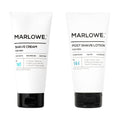 MARLOWE. Shave Cream No. 141 & Post Shave Lotion No. 144 – 6oz Each – Conditioning Shave Cream & Aftershave Lotion for Smooth, Soothing, Close Shave – Men's Shaving Kit Essentials, 2-Pack