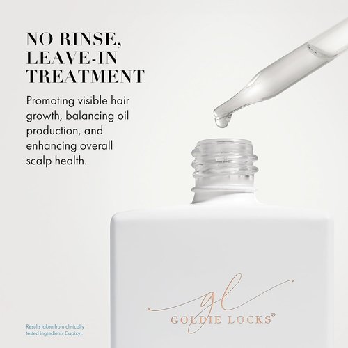 Goldie Locks Scalp Serum - Hydrating Formula for Fuller-Looking Hair & Healthy Scalp - 1.86 oz