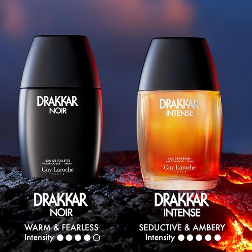 Guy Laroche Drakkar Intense Men's Eau de Parfum - Seductive Ambery Fougere Cologne with Vanilla & Bergamot, Long-Lasting Fragrance