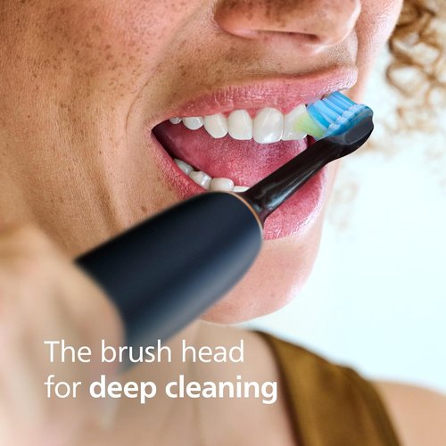 Philips Sonicare C3 Replacement Electric Toothbrush Heads - Two-in-One, Black, 2 Pack, HX9042/95