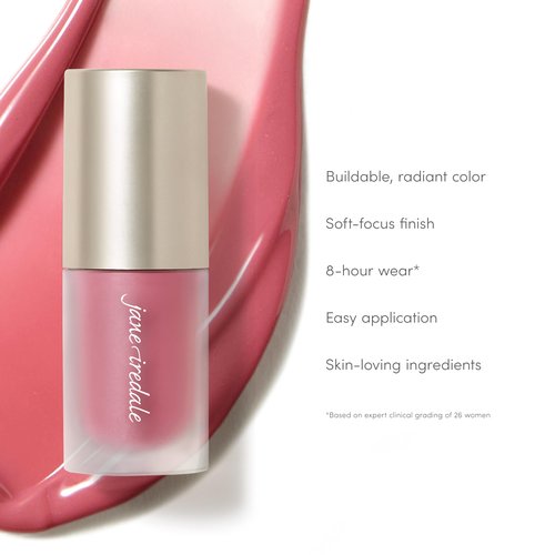 jane iredale ColorLuxe Liquid Blush, Lightweight, Buildable Long-Wear Formula Delivers an Effortless, Customizable Flush, Dermatologist-Tested, Vegan - Sugar Magnolia
