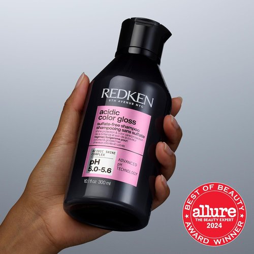 Redken Acidic Color Gloss Shampoo - Sulfate-Free Formula for Color Protection & Shine