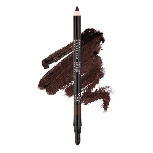 Radiant Professional Waterproof Eyeliner Pencil - Long-Lasting Smudge-Proof Formula for Smoky Eyes - Dark Brown