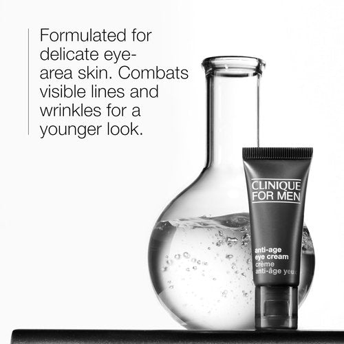 Clinique For Men Anti-Aging Eye Cream - Hydrating & Brightening, Mini Travel Size 0.5 Fl Oz