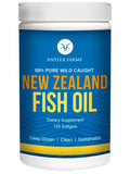 Antler Farms - 100% Pure Wild Caught New Zealand Fish Oil from Deep Ocean, Cold Water Fish, 120 Softgels - Clean, Fresh Omega-3 EPA + DHA Supplement, Keto Friendly, Super Clean