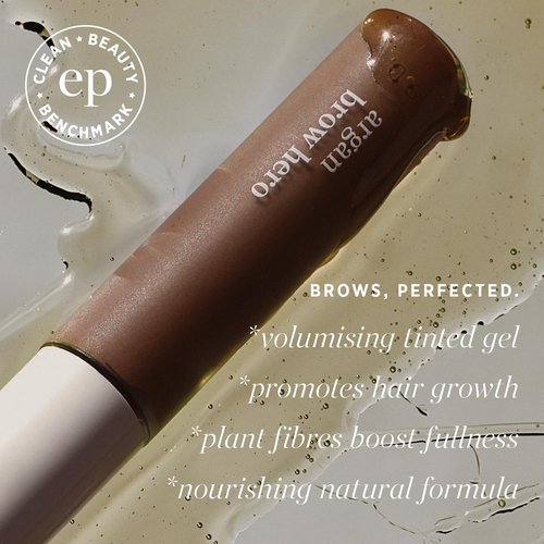 Ere Perez - Natural Argan Brow Hero | Tinted, Versatile, Conditioning | Omegas 3+6, Vitamin E, Castor Oil | Vegan, Cruelty-Free, Clean Beauty (Perfect, 0.12 oz | 3.5 ml)