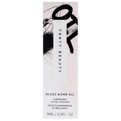 Fenty Beauty Gloss Bomb Luminizing Lip Oil - 01 Fussy | Hydrating Lip Gloss - 0.3 oz