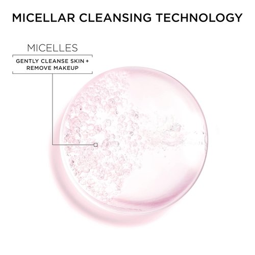 Garnier Micellar Cleansing Water - All-in-One Makeup Remover & Facial Cleanser | 3.4 Fl Oz (100mL)