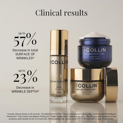 G.M. COLLIN Mature Perfection Night Cream - Hydrating Anti-Aging Formula for Dry, Mature Skin