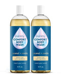 Puracy Natural Body Wash - Moisturizing Shower Gel for Sensitive Skin | 2-Pack, 12 fl oz Each - Coconut & Vanilla