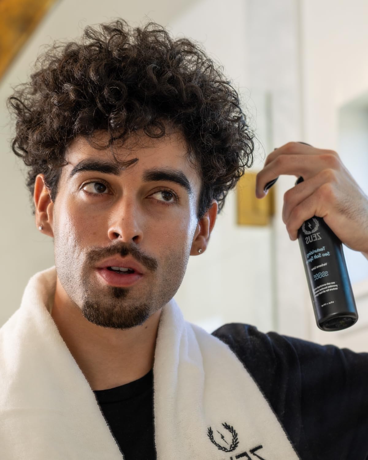 ZEUS Texturizing Sea Salt Hair Spray - Professional Volumizing Mist for Effortless Beachy Hair & Beard, Lightweight Hold