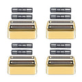 Replacement Foil and Cutters Compatible with BaBylissPRO Double Foil Shaver, Replacement Foil Compatible with BaBylissPRO FXFS2 Shaver, 4 counts (Gold)