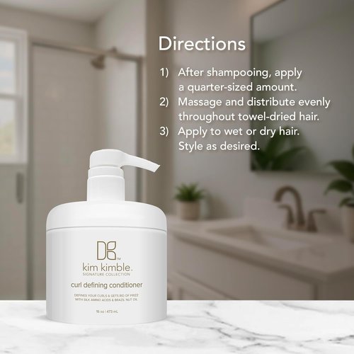 Skiennix Curl Defining Conditioner - Hydrating Frizz Control for Thick, Coarse Hair | 16 Fl. Oz.