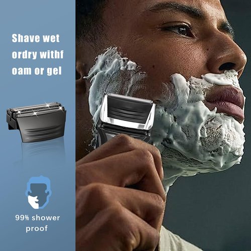 Shaver Replacment Heads,Shaver Replacment Foil Compatible with Remington TITANIUM-X Flex & Pivot Foil and Cutter F5800 & F7800 (2 Packs)