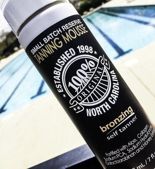 Famous Dave’s Dark Tanning Mousse - Instant Bronzer | Organic Self Tanner for Medium/Darker Skin Tones