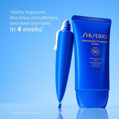 Shiseido Ultimate Sun Protector Lotion - Lightweight Invisible Broad-Spectrum Sunscreen for All Skin Types