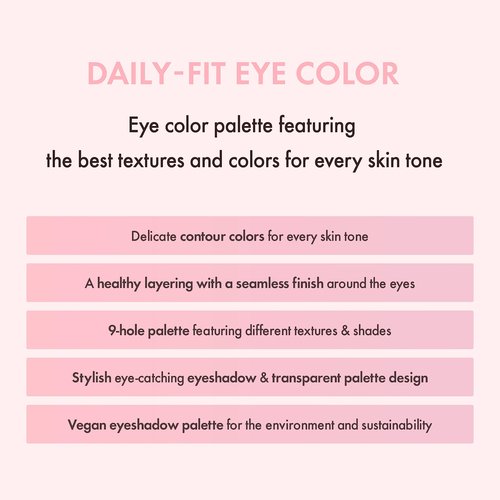 Amuse SEOUL Eye Color Palette 02 COOL ROSE | rose tones | Soft shading, makeup variety of textures, sensuous, vibrant layering, cruelty-free, eco-friendly, vegan, korean