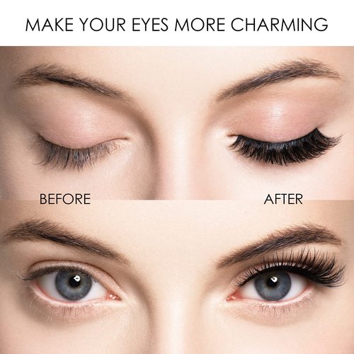 Magnetic Eyelashes, Effectively Natural Look False Lashes without Eyeliner, Light Weight & Waterproof Magnetic Eyelashes No Glue