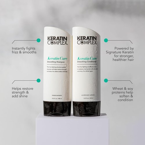 Keratin Complex - Smoothing Shampoo for Frizz Control - 33.8 fl oz | Nourishing Formula