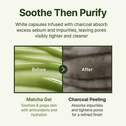 CENTELLIAN 24 Madeca Matcha Peeling Gel (5.07fl oz) – Gentle Exfoliator for Clear, Smooth & Balanced Skin, Korean Skin Care. Matcha-TECA Complex, Charcoal Capsules.