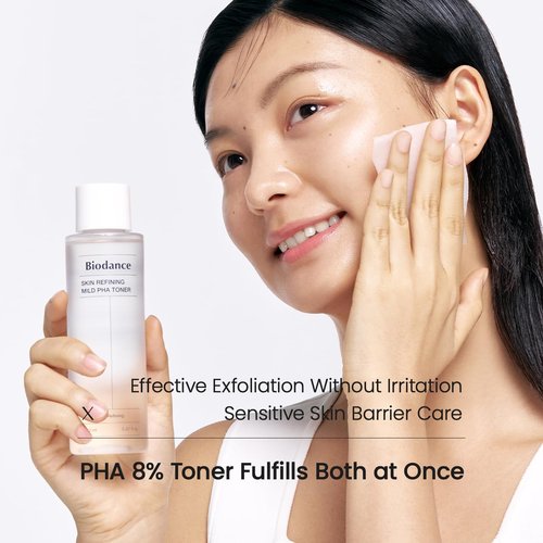 Biodance Mild PHA Toner - Gentle Exfoliating & Hydrating Face Toner for Sensitive Skin | 5.07 fl. oz (150ml)