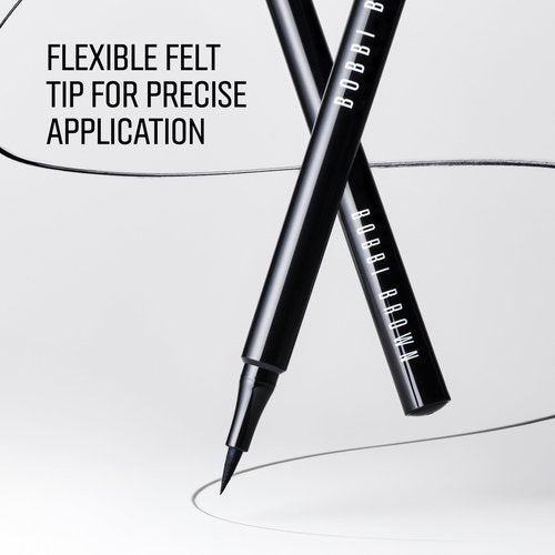 Bobbi Brown Ink Liner | Pen-Style, Easy-Glide Liquid Eyeliner, 0.03 Fl Oz, Blackest Black