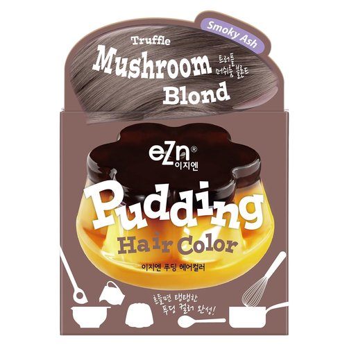 eZn Pudding Hair Dye - Mushroom Blond | No-Drip, Ammonia-Free, Long-Lasting Color for Sensitive Scalps