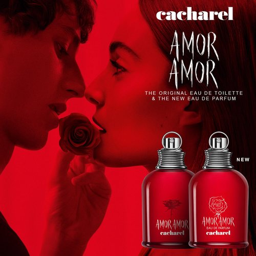 Cacharel Amor Amor Eau de Parfum Spray for Women - Floral Fruity Chypre with Bergamot, Rose & Cedar Notes | 3.4 oz