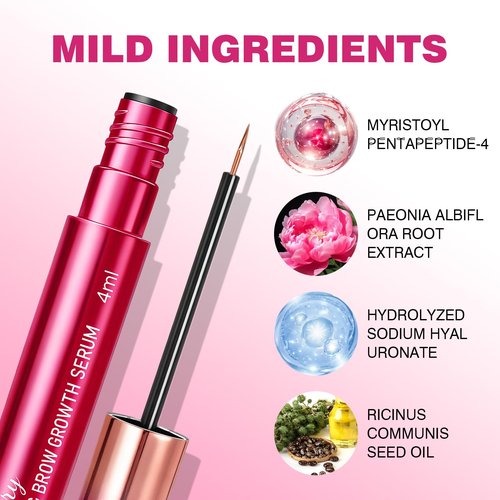 Lash Serum for Eyelash Growths, Advanced Natural Formula to Promote Longer, Fuller & Healthier Lashes – Gentle, Vegan & Cruelty-Free Eyelash Enhancing Serum (5 mL)