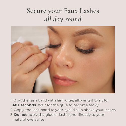 House of Can't Lash Without Set - Complete Lash Kit Includes Iconic Lite Faux Mink Lashes, Clear Lash Glue, and Precision Applicator - Effective For All Day Wear