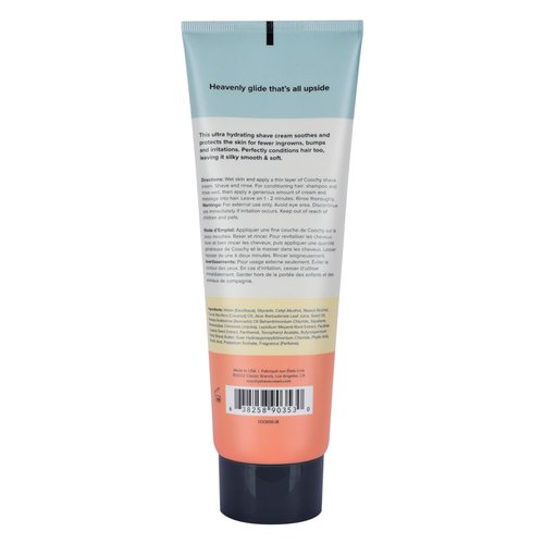 Coochy Ultra Hydrating Shaving Cream | Prevents Irritation, Bumps & Dry Skin | Doubles as Hair Conditioner | Coconut Oil, Tea Tree Oil, Jojoba Oil, Shea Butter & Aloe Vera | Mango Coconut 8.5oz/250mL