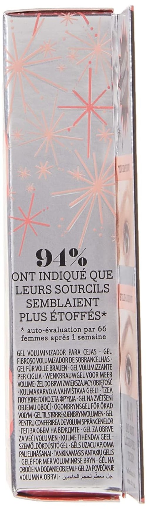 Benefit Gimme Brow Volumizing Fiber Gel - Medium Dark Warm, 0.1 Oz for Fuller Brows