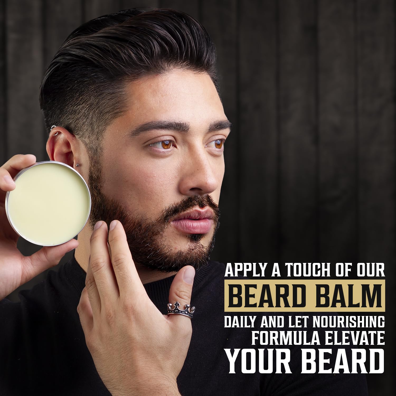 Viking Revolution Beard Balm Variety Pack - 4 Scents for Styling & Softening Beards | 1oz Each