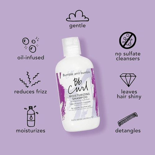 Bumble and bumble. Curl Moisturizing Shampoo & 3-in-1 Conditioner Set - Frizz Control & Color Safe | For Coily, Curly, Wavy Hair | Enriched with Coconut, Avocado & Jojoba Oil