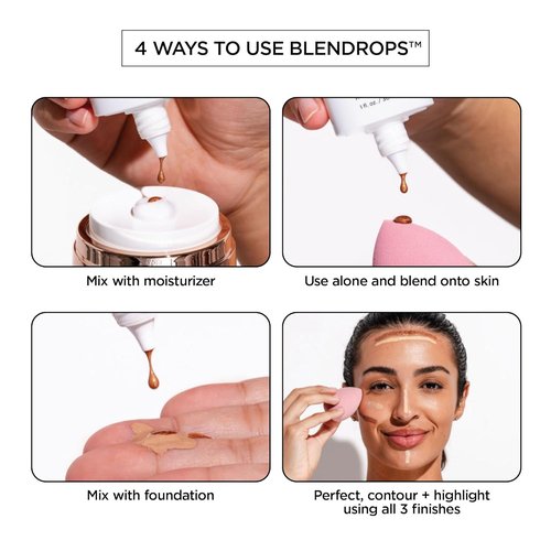 BeautyBio BLENDROPS - Oil-Control Priming Drops With Broad Spectrum SPF 46 & Color-Correcting Complex