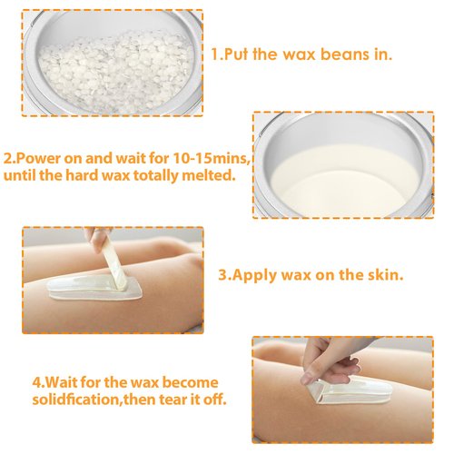 Upgraded Double Non-Stick Wax Warmer, Professional Electric Paraffin Heater with Adjustable Temperature for Facial, Skin Spa Equipment