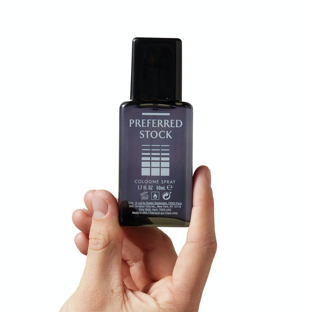 Stetson Preferred Stock Cologne Spray for Men - Leathery & Woody Aroma with Cypress & Sandalwood - 1.7 Fl Oz