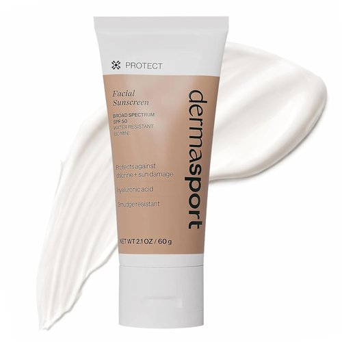 Dermasport SPF 50 Sunscreen Lotion - Hydrating, Non-Greasy, Broad Spectrum Protection for Athletes | Oil-Free & Reef-Safe