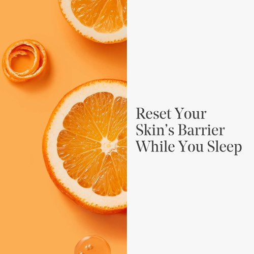 Murad Essential-C Overnight Barrier Repair Cream - Vitamin C & Marrubium Anti-Pollution Moisturizer | 1.7 Fl Oz for Brighter, Smoother Skin