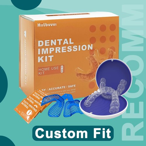 Mouth Guard for Grinding Teeth at Night, Bite Guard for Teeth Clenching Nighttime for TMJ Relief, Nightguard for Adult and Kids, 1 Pack