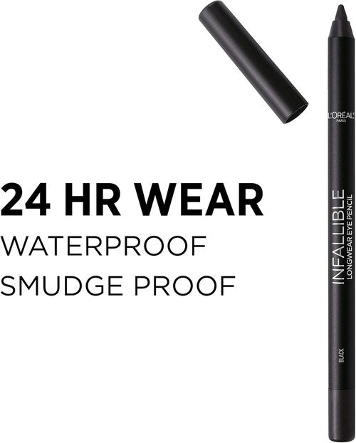 L'Oreal Paris Infallible Pro-Last Eyeliner - Waterproof, Smudge-Resistant, Easy Application, Ivy, 0.042 oz.