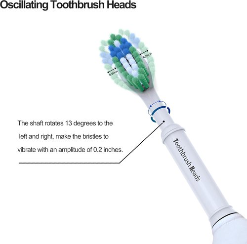 Oral-B Precision Clean Brush Heads - Rotating & Oscillating Replacement Heads | Compatible with Braun Pro Smart Genius