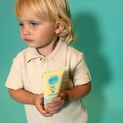 CoTZ Kids Mineral Sunscreen - SPF 40 | Lightweight Formula | No White Cast for Sensitive Skin