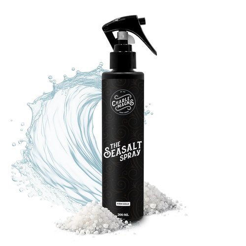 Charlemagne Sea Salt Spray for Men - Firm Hold & Texture | 6.76 fl oz - Mediterranean Breeze Finish