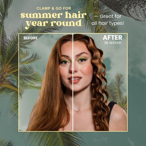 Beachwaver 3B Waver - Effortless Beachy Waves | Professional Styling Tool for All Hair Types