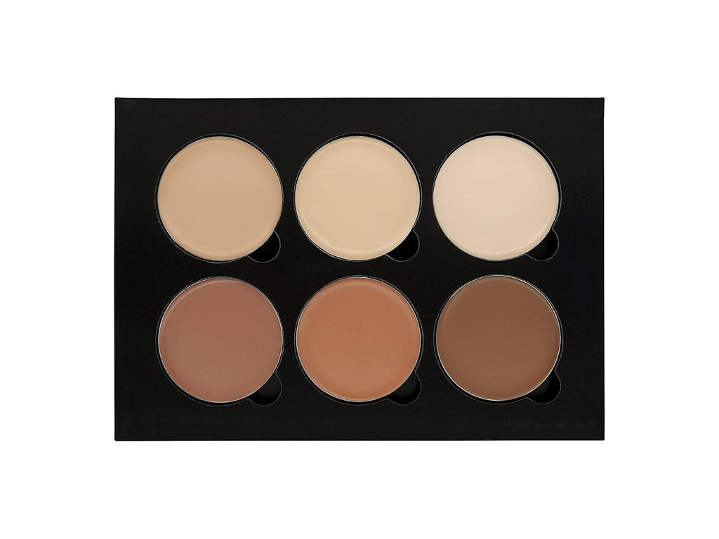 W7 Lift & Sculpt Cream Contour Kit - Highlighting & Contouring Makeup Palette with Instructions