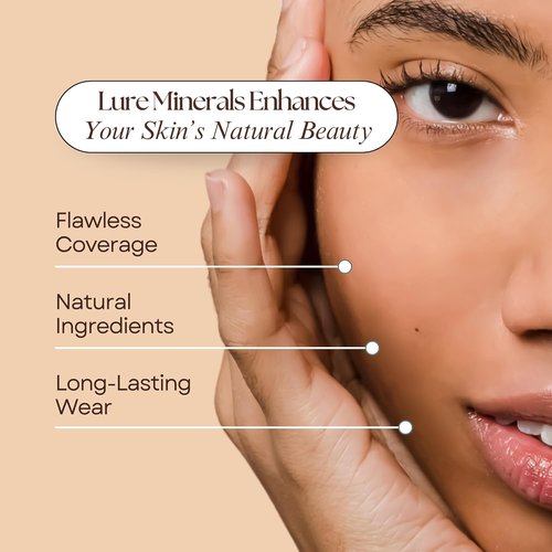 Lure Minerals Bronze Warmth All-Over Face Bronzer - Large 1 oz Jar for Radiant Glow