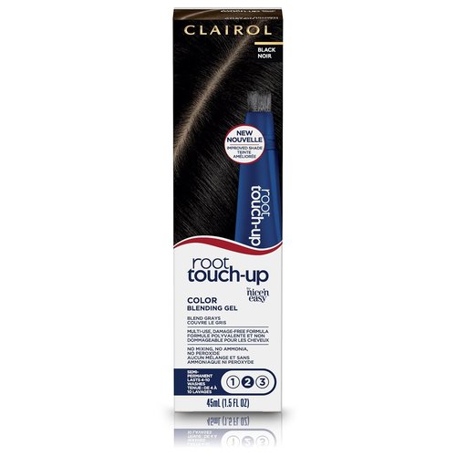Clairol Root Touch-Up Hair Color Gel - Semi-Permanent Black Blending Formula | 2 oz Pack