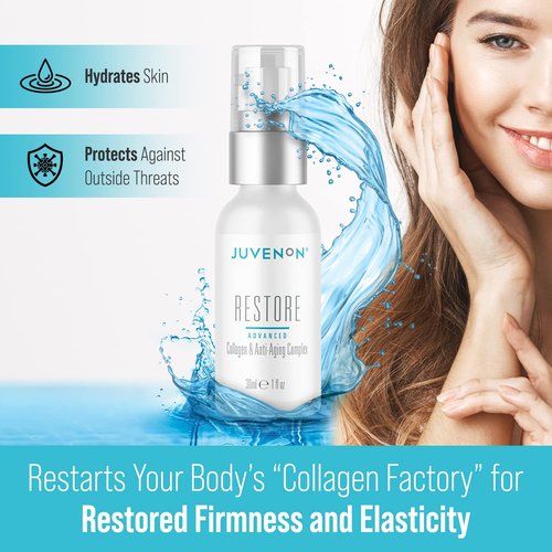 Juvenon Restore Advanced Collagen | Anti-Aging Complex for Fine Lines & Wrinkles - Premium Skincare